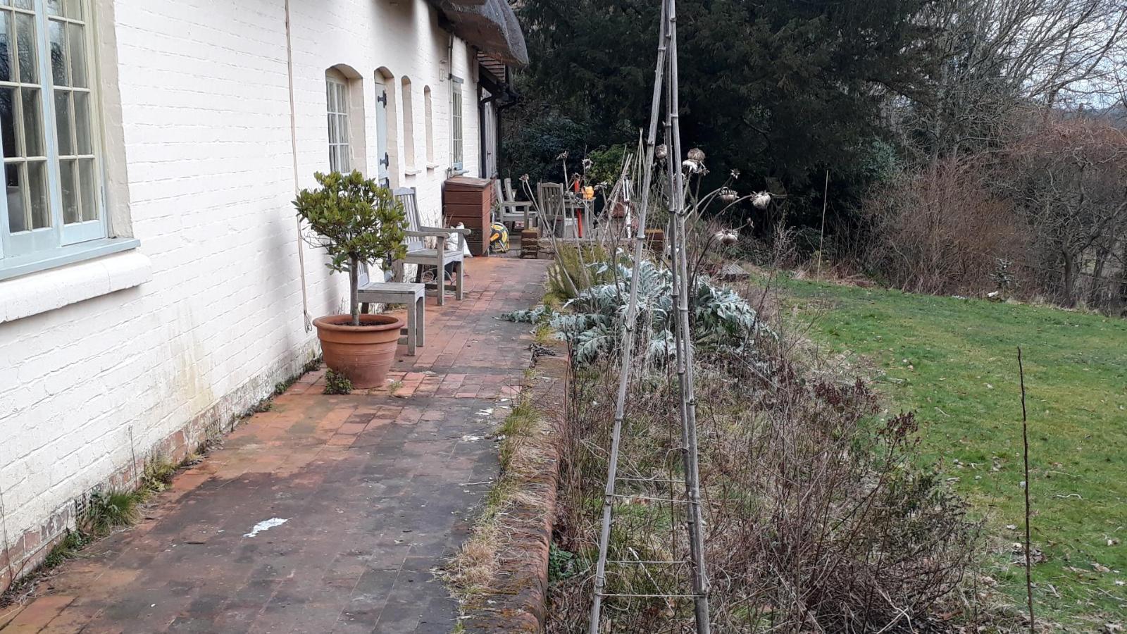 Alison Bockh Garden Design and Landscaping - North Devon - Patio in need of work